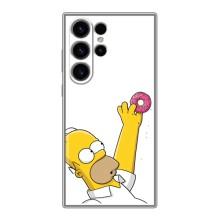 Чехол с Симпсонами для Samsung Galaxy S23 Ultra (VPrint)