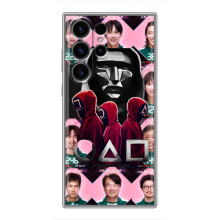 Чехол Гра в кальмара для Samsung Galaxy S23 Ultra – Персонажи игры кальмара