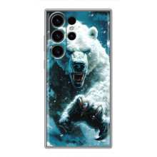 Чехол с картинкой «Хищники» для Samsung Galaxy S23 Ultra – Медведь