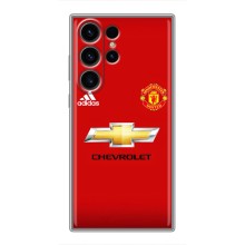 Силіконові Чохли з принтом Футбол на Samsung Galaxy S23 Ultra – Man United