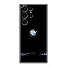 Силіконовий бампер з картинкою машини на Samsung Galaxy S23 Ultra – Чорний BMW