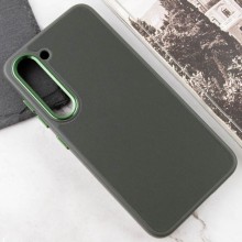 Кожаный чехол Bonbon Leather Metal Style для Samsung Galaxy S23 – Зеленый