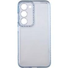 Чехол TPU Starfall Clear для Samsung Galaxy S23 – Голубой