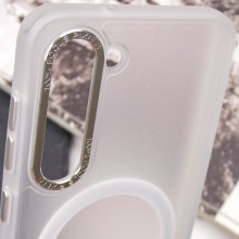 Чохол TPU Lyon frosted with MagSafe для Samsung Galaxy S23 – White