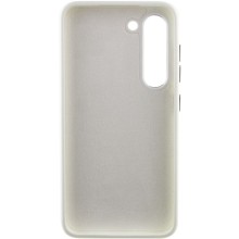 Кожаный чехол Bonbon Leather Metal Style для Samsung Galaxy S23 – Белый