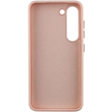 Кожаный чехол Bonbon Leather Metal Style для Samsung Galaxy S23 – Розовый