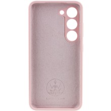 Чохол Silicone Cover Lakshmi Full Camera (AAA) with Logo для Samsung Galaxy S23 – Рожевий