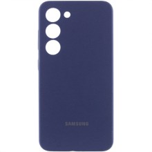 Чохол Silicone Cover Lakshmi Full Camera (AAA) with Logo для Samsung Galaxy S23 (Темно-синій)