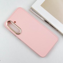 TPU чехол Bonbon Metal Style для Samsung Galaxy S23 – Розовый