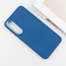 TPU чехол Bonbon Metal Style для Samsung Galaxy S23 – Синий