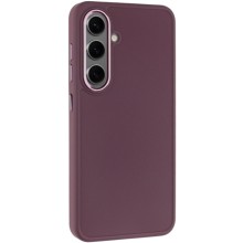 TPU чехол Bonbon Metal Style для Samsung Galaxy S23 (Бордовый)