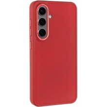 TPU чехол Bonbon Metal Style для Samsung Galaxy S23 (Красный)