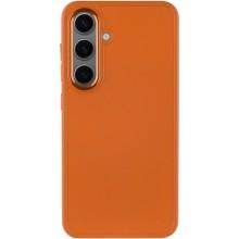 TPU чохол Bonbon Metal Style для Samsung Galaxy S23 – Помаранчевий