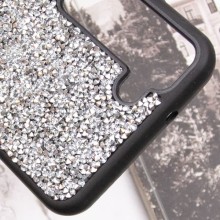TPU чехол Bling World Rock Diamond для Samsung Galaxy S23 – Серебряный