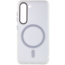 Чехол TPU Lyon frosted with MagSafe для Samsung Galaxy S23 – Белый