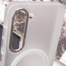 Чехол TPU Lyon frosted with MagSafe для Samsung Galaxy S23 – Белый