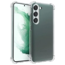 TPU чехол GETMAN Ease logo усиленные углы Full Camera для Samsung Galaxy S23 – Прозрачный