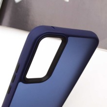 Чехол TPU+PC Lyon Frosted для Samsung Galaxy S23 – Темно-синий