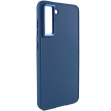 TPU чехол Bonbon Metal Style для Samsung Galaxy S23 (Синий)