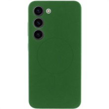 Чохол Silicone Cover Lakshmi Full Camera (AA) with MagFit для Samsung Galaxy S23 – Зелений