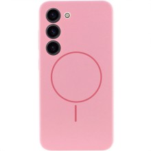 Чохол Silicone Cover Lakshmi Full Camera (AA) with MagFit для Samsung Galaxy S23 – Рожевий