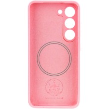 Чохол Silicone Cover Lakshmi Full Camera (AA) with MagFit для Samsung Galaxy S23 – Рожевий