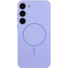Чохол Silicone Cover Lakshmi Full Camera (AA) with MagFit для Samsung Galaxy S23 – Бузковий
