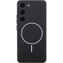 Чохол Silicone Cover Lakshmi Full Camera (AA) with MagFit для Samsung Galaxy S23 – Чорний