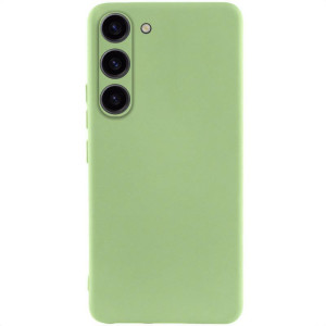 Чехол TPU GETMAN Liquid Silk Full Camera для Samsung Galaxy S23 – Зеленый