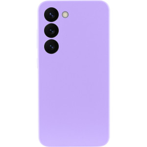 Чехол Silicone Cover Lakshmi Full Camera (AAA) для Samsung Galaxy S23 – Сиреневый