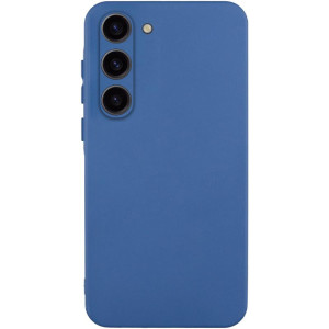 Чохол TPU GETMAN Liquid Silk Full Camera для Samsung Galaxy S23 – Синій