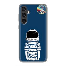 Чехол NASA для Samsung Galaxy S23 (AlphaPrint) (Мальчик в шлеме)