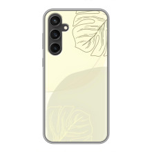 Чехол цветочный дизайн для Samsung Galaxy S23 – Зелёный фон