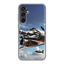 Чехол с мемом Тралалело тралала на Samsung Galaxy S23 (Бомбардиро крокодило)