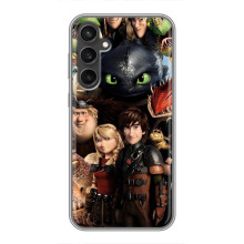 Чехол как приручить дракона на Samsung Galaxy S23 – Персонажи дракона