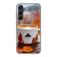 Чехол с уникальным дизайном «Осень с кофе» для Samsung Galaxy S23 – Кофе на природе