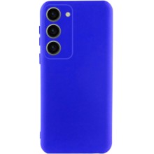 Чохол Silicone Cover Lakshmi Full Camera (AA) для Samsung Galaxy S24 FE (Синій)