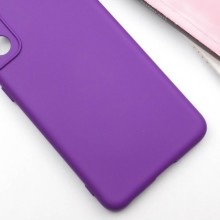 Чехол Silicone Cover Lakshmi Full Camera (AA) для Samsung Galaxy S24 FE – Фиолетовый