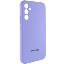 Чохол Silicone Cover Lakshmi Full Camera (AAA) with Logo для Samsung Galaxy S24 FE – Бузковий