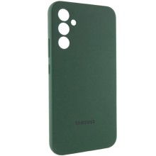 Чехол Silicone Cover Lakshmi Full Camera (AAA) with Logo для Samsung Galaxy S24 FE – Зеленый