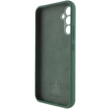 Чехол Silicone Cover Lakshmi Full Camera (AAA) with Logo для Samsung Galaxy S24 FE – Зеленый