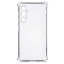 TPU чехол GETMAN Ease logo усиленные углы Full Camera для Samsung Galaxy S24 FE – Прозрачный