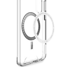 Чехол TPU Space Case with MagSafe для Samsung Galaxy S24 FE – Прозрачный