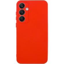 Чехол TPU GETMAN Liquid Silk Full Camera для Samsung Galaxy S24 FE (Красный)