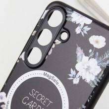 TPU+PC чехол Secret Garden with MagFit для Samsung Galaxy S24 FE – Черный