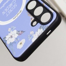 TPU+PC чохол Secret Garden with MagFit для Samsung Galaxy S24 FE – Ліловий