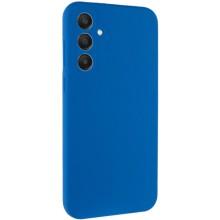 Чехол Silicone Cover Lakshmi Full Camera (AAA) для Samsung Galaxy S24 FE (Синий)