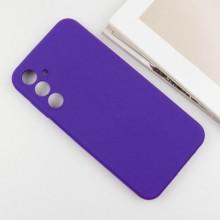 Чехол Silicone Cover Lakshmi Full Camera (AAA) для Samsung Galaxy S24 FE – Фиолетовый