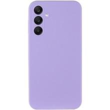 Чехол Silicone Cover Lakshmi Full Camera (AAA) для Samsung Galaxy S24 FE – Сиреневый