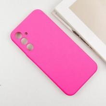 Чехол Silicone Cover Lakshmi Full Camera (AAA) для Samsung Galaxy S24 FE – Розовый